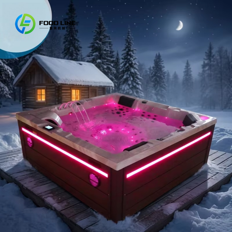 Outdoor Power For Hot Tub - 5-Personen Premium Outdoor-Whirlpool, Maßgefertigter Garten-Whirlpool mit