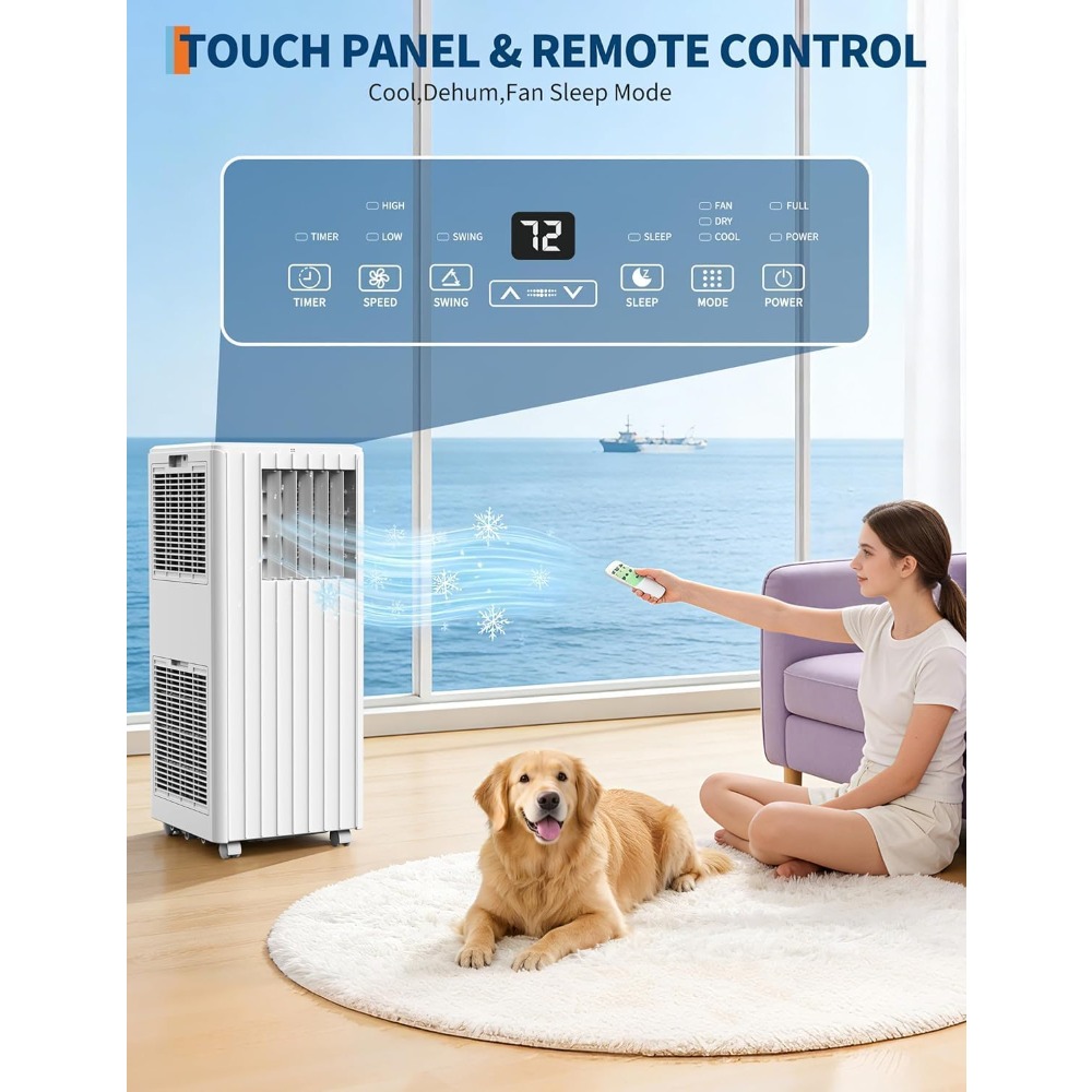 Outdoor Power Fan - Garvee 3-in-1 tragbare Klimaanlage 8000BTU mit