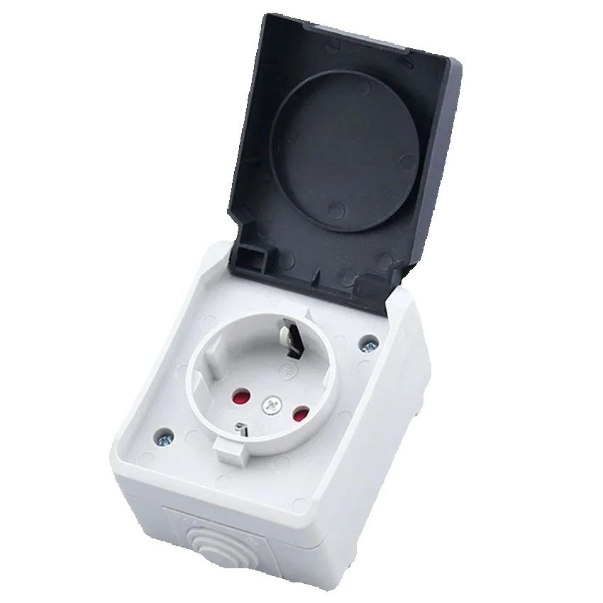 Outdoor Kitchen Power Outlet - Europäische Frankreich Deutsch 16A Oberfläche Montiert