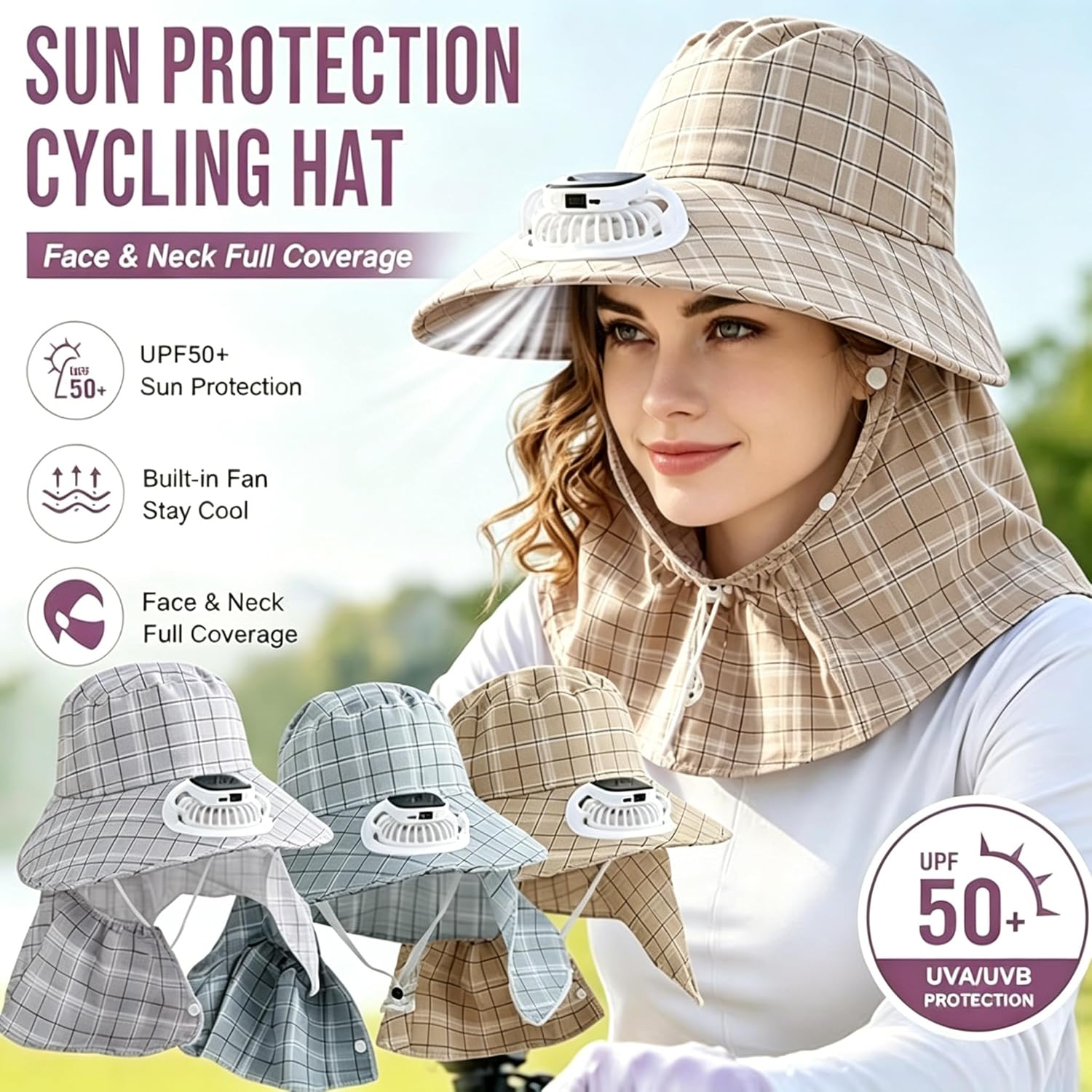 1 Stück Solarbetriebener Nacke – Outdoor Power Fan Bewertung und Preis