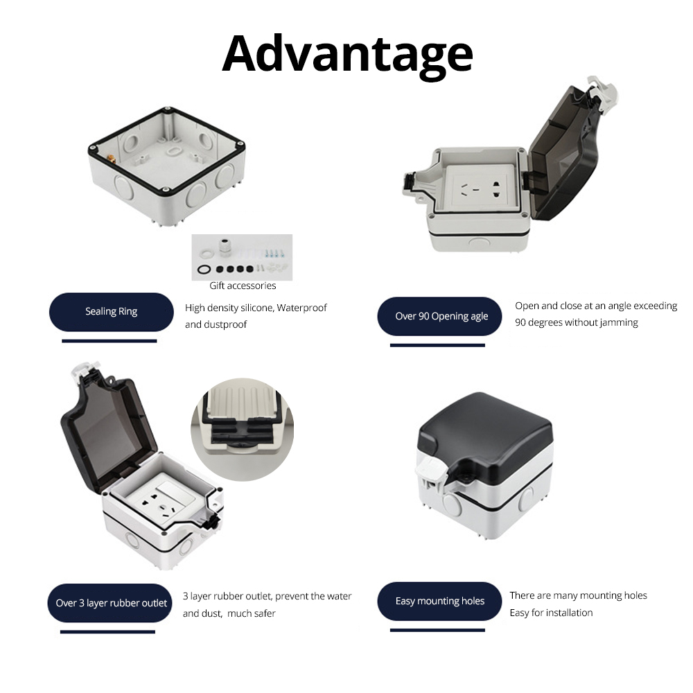 Wallpad IP66 Staubdichte wasse – Outdoor Power Adapter Bewertung und Preis