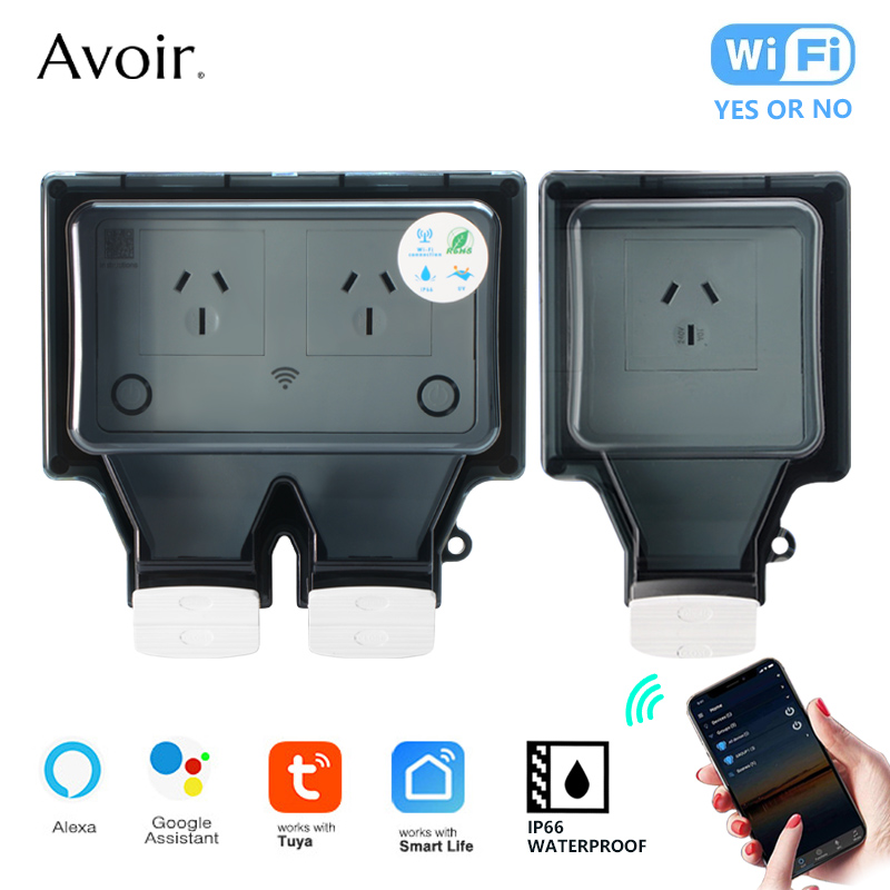 Avoir Tuya Wifi Steckdose IP66 – Outdoor Kitchen Power Outlet Bewertung und Preis