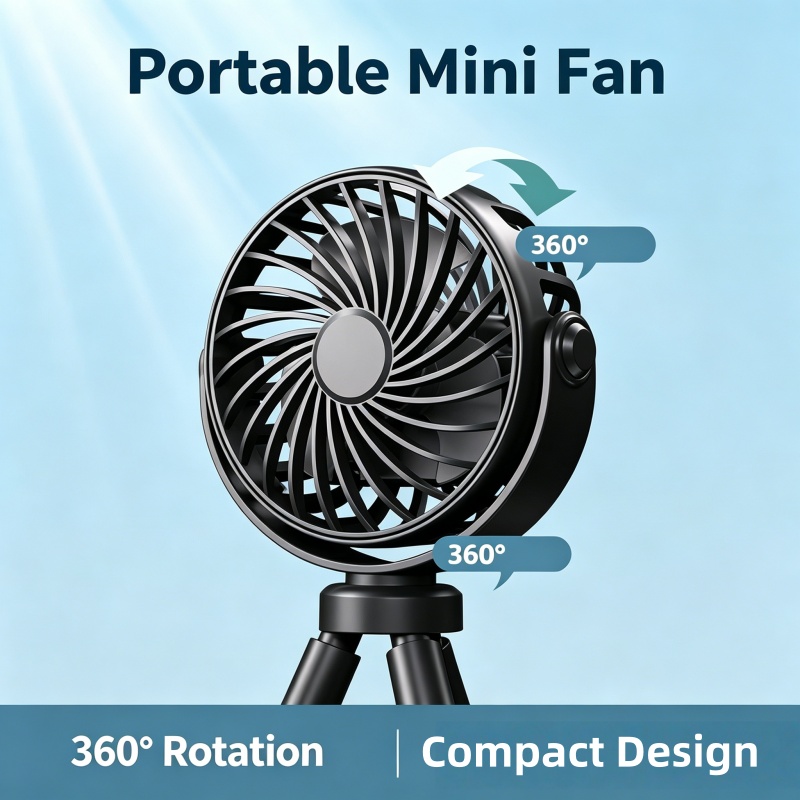 360 °   Drehbarer, flexibler C – Outdoor Power Fan Bewertung und Preis