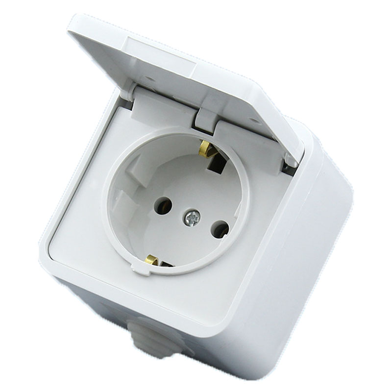 Weiße Deutsche 10A 16A Wasserd – Outdoor Kitchen Power Outlet Bewertung und Preis