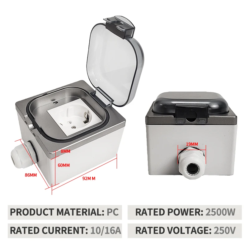 IP65 wasserdichte Outdoor-Stec – Outdoor Kitchen Power Outlet Bewertung und Preis