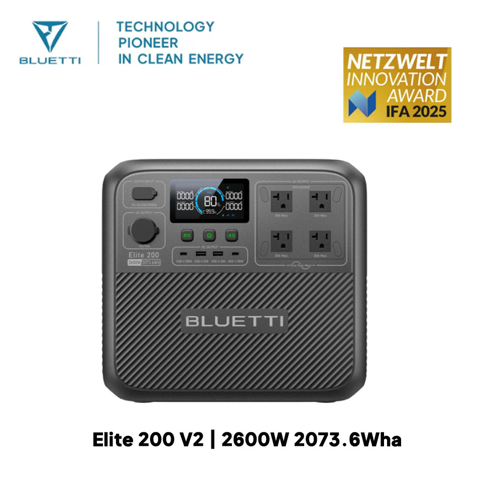 【Renew】BLUETTI Elite 200 V2 Tr – Outdoor Power Source Bewertung und Preis