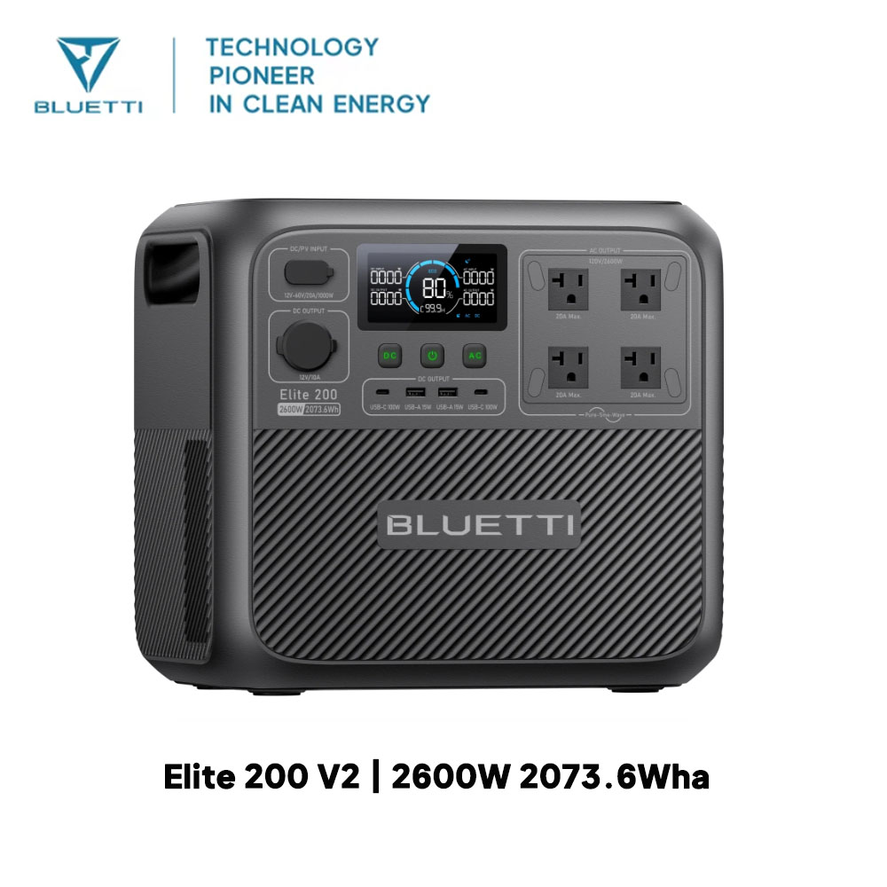 【Renew】BLUETTI Elite 200 V2 Tr – Outdoor Power Source Bewertung und Preis