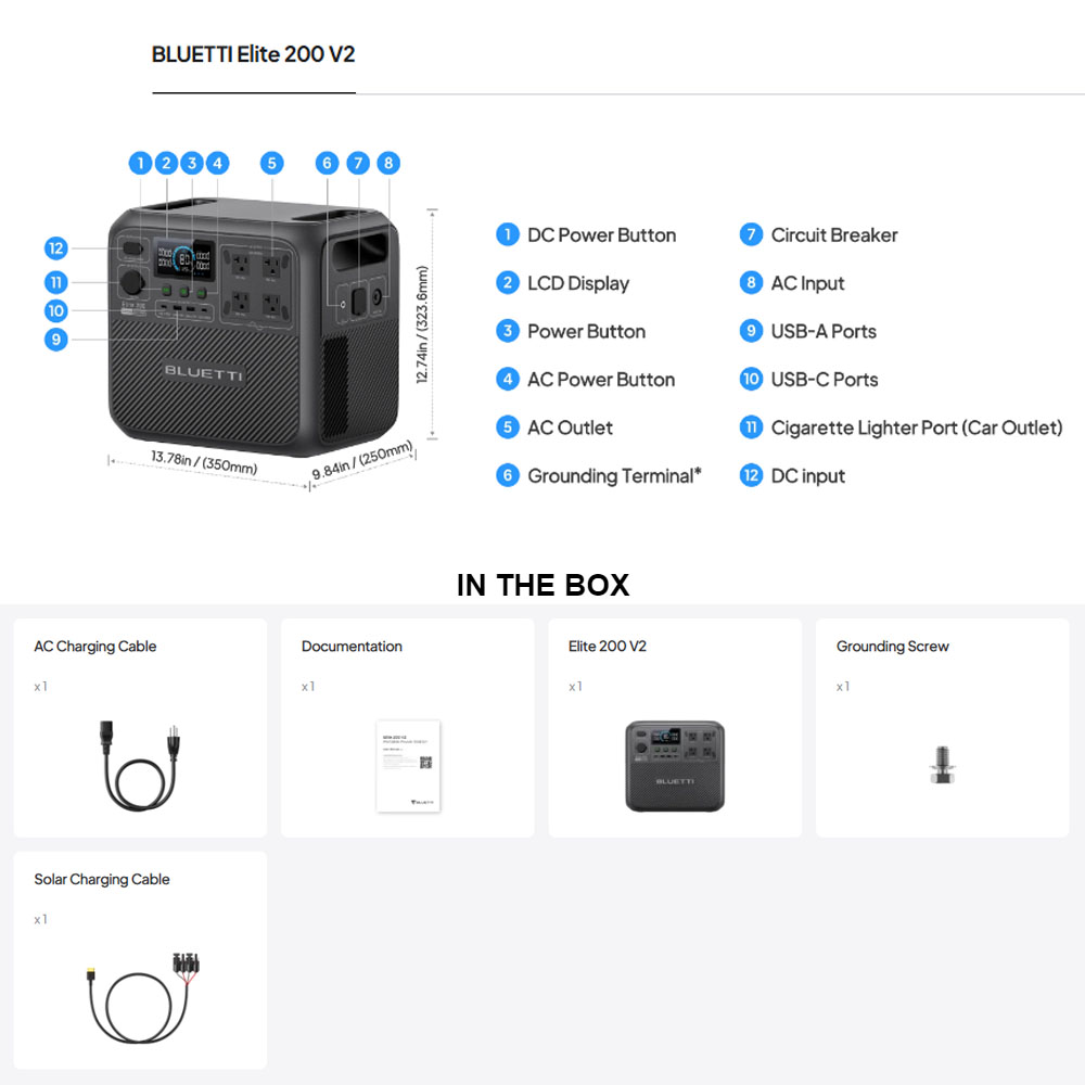 【Renew】BLUETTI Elite 200 V2 Tr – Outdoor Power Source Bewertung und Preis