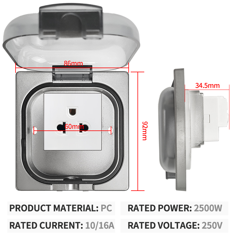 IP65 wasserdichte Außensteckdo – Outdoor Power Adapter Bewertung und Preis