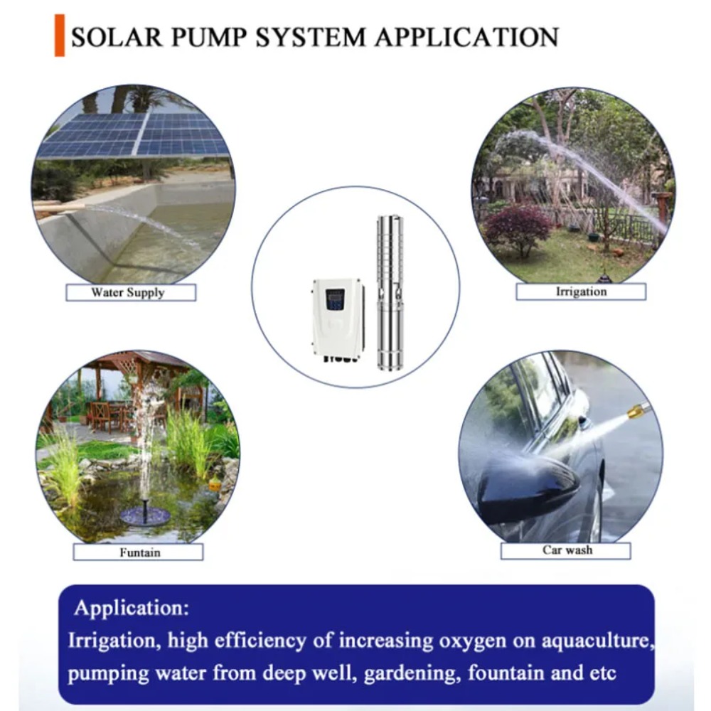 3-Zoll Solar-Tiefbrunnenpumpe  – Water Pump Submersible Bewertung und Preis